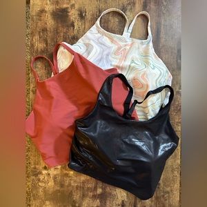 Lot of 3 Old Navy NWT power soft tank bra workout athletic loungewear